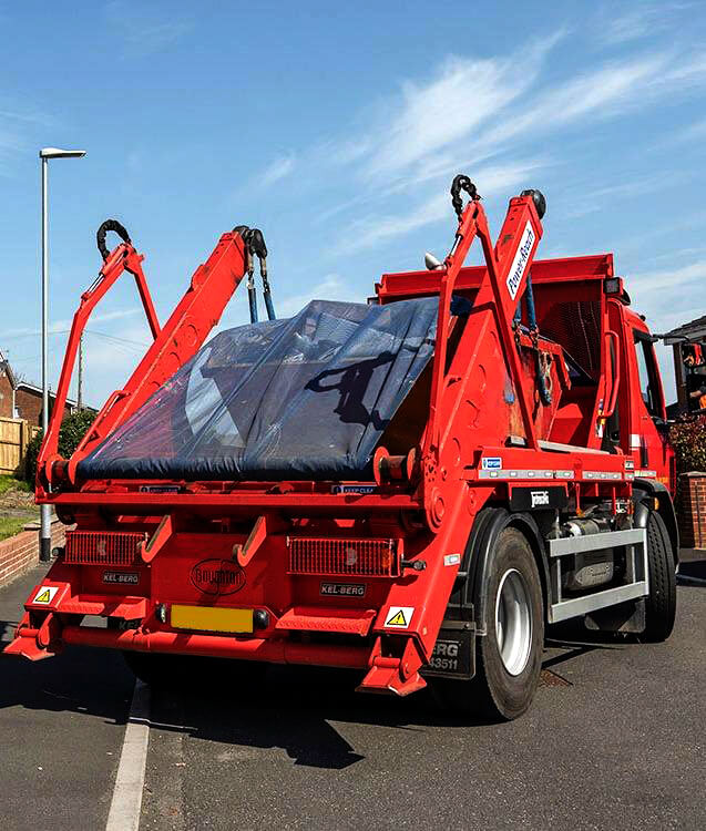 skip hire lorry